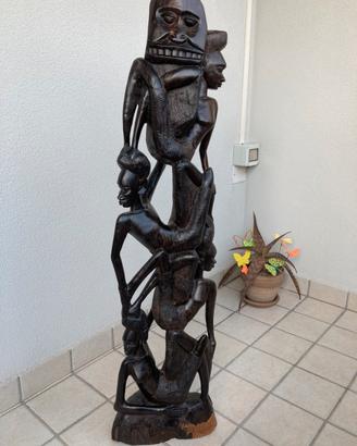Statua in legno di ebano vintage