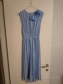 Vestito azzurro bambina/ragazza 130/140cm