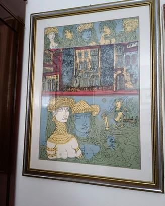 Litografia di Tono Zancanaro 