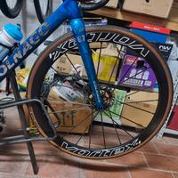 ruote road/ corsa  vortex raggi 6mm carbonio 
