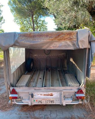 Carrello auto per trasporto moto