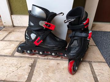 pattini in linea regolabili n. 32-36