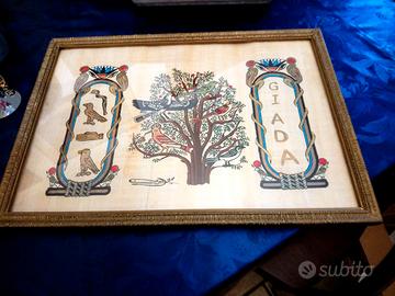 Papiro originale egizio vintage anni 90