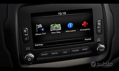 Aggiornamento Mappe Jeep Fiat Alfa Uconnect 6.5