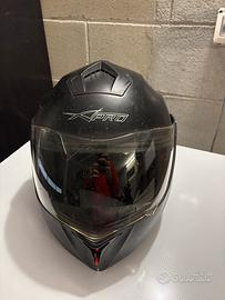 Casco modulare nero opaco usato taglia M 57/58