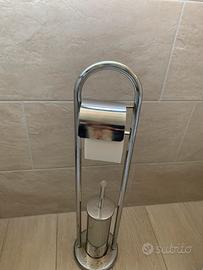 Porta rotolo e scopino bagno