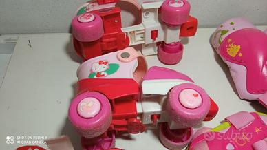 pattini a rotelle da bimba Hello Kitty
