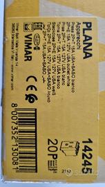 prese 2P+T 15A USA+SASO bianco vimar plana