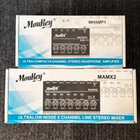 Moukey MAMX2 mixer & MHAMP1 headphone amplifier