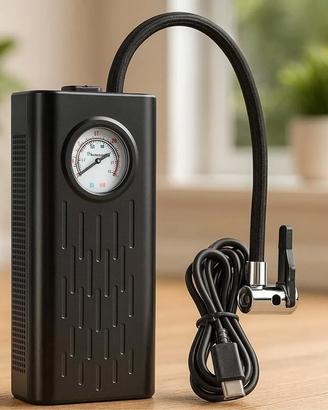 Compressore Aria Portatile 150PSI USB-C Auto Bici