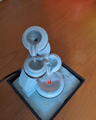 Fontana  da tavolo a led 