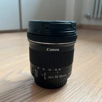 Obiettivo Canon EF-S 10–18mm IS STM