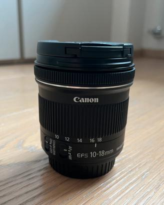 Obiettivo Canon EF-S 10–18mm IS STM