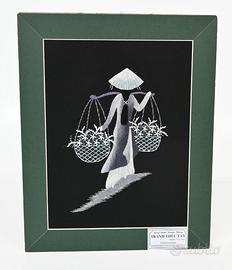 Set Pannelli d’arredo ricamati a mano Vietnamita