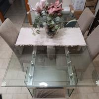 tavolo in cristallo 