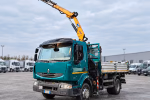 Renault midlum 220 140 gru ribaltabile con benna e