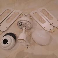 Lampadario ventilatore bianco con istruzioni 