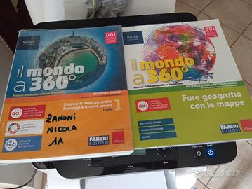 libro scolastico il mondo a 360 gradi volume 1