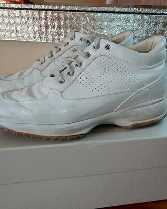 Scarpe Hogan Interactive donna pelle bianca 37