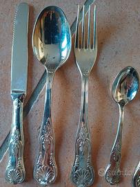 Posate placcate argento 800