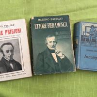 LOTTO 3 LIBRI ANNI ‘30 - Pellico - D’Azeglio - Mon