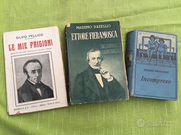 LOTTO 3 LIBRI ANNI ‘30 - Pellico - D’Azeglio - Mon