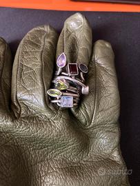 Anello donna etnico artigianale argento 925