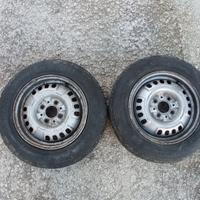 Coppia di cerchi in ferro da 13