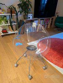 Poltrona Kartell eros con rotelle