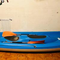 Kayak TOBAGO 3 posti rigido con pagaie
