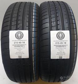 2 GOMME 215 45 18 GOODYEAR A52404