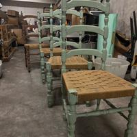 Sedie rustiche vintage