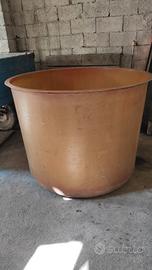 Botti vetroresina 10 hl, torchio, fiaschi per vino