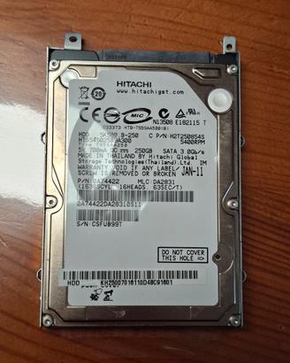 Hard disk 2.5 250gb
