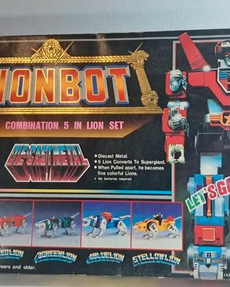 Die Cast Bandai Voltron Golion Lionbot Jaguarbot