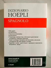 Dizionario spagnolo Hoepli 