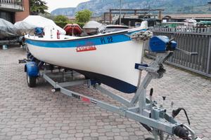 Gozzo a motore + carrello Ellebi