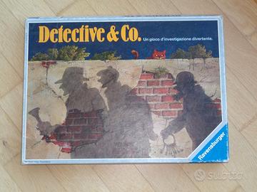 Gioco da tavolo vintage Detective e Co