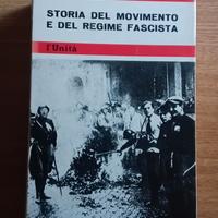 Libro Storia del Movimento e del regime fascista