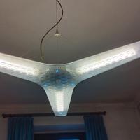 LAMPADARIO DESIGN AIRCON per LUCEPLAN di W. Sluis