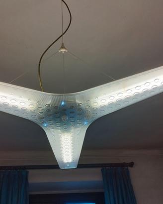 LAMPADARIO DESIGN AIRCON per LUCEPLAN di W. Sluis