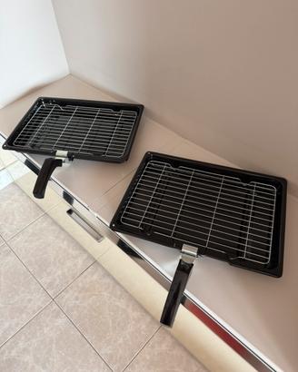 Set 2 pz Leccarde da forno con griglie