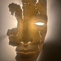 Scultura Lampada da parete – Design Moderno 3D