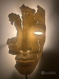 Scultura Lampada da parete – Design Moderno 3D