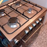 Cucina Glem Gas A664VI Inox - Forno ventilato