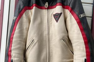 Giacca moto dainese in pelle TG 42