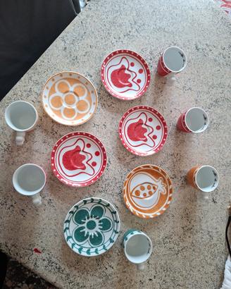 Tazzine caffè con piattino thun