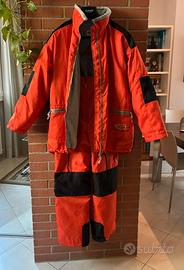 Completo giacca, salopette, snowboard 14 anni