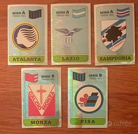 lotto di 5 figurine Panini scudetti 1989/90