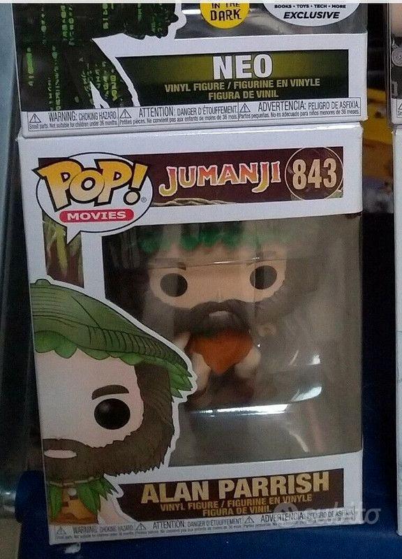Funko Pop 843 Alan Parrish Jumanji Robin Williams Collezionismo